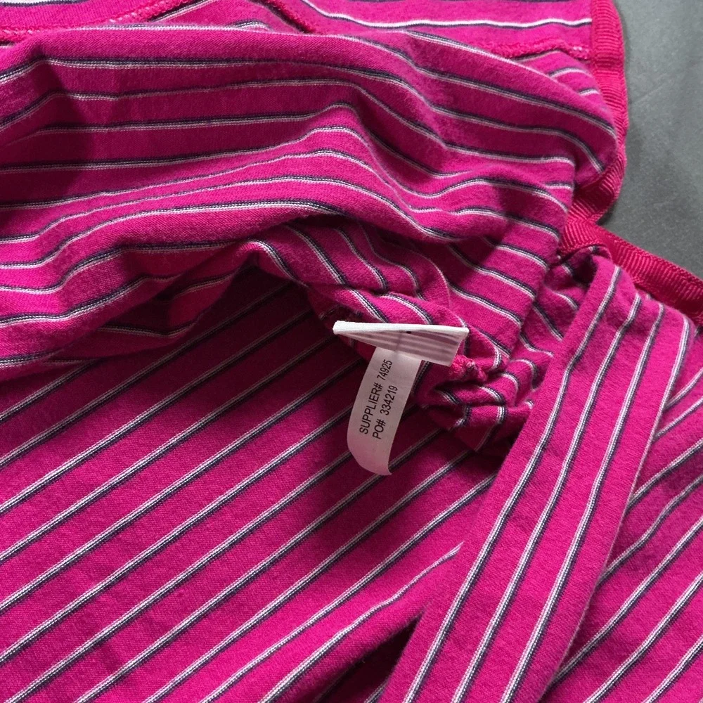 Polo Golf Ralph Lauren Mens L Pink Striped Pima Cotton Short Sleeve Polo Shirt